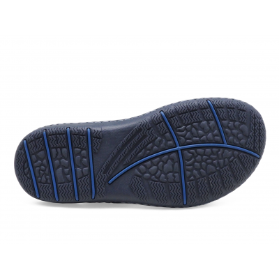 รองเท้าแตะ SKA-25 หนังนูบักกรมท่า-นูบักออยล์ดำ-ตาข่ายเทา